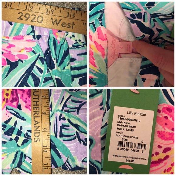 Lilly Pulitzer MAGNOLIA SCALLOP HEM SHORT-0 - Picture 8 of 8